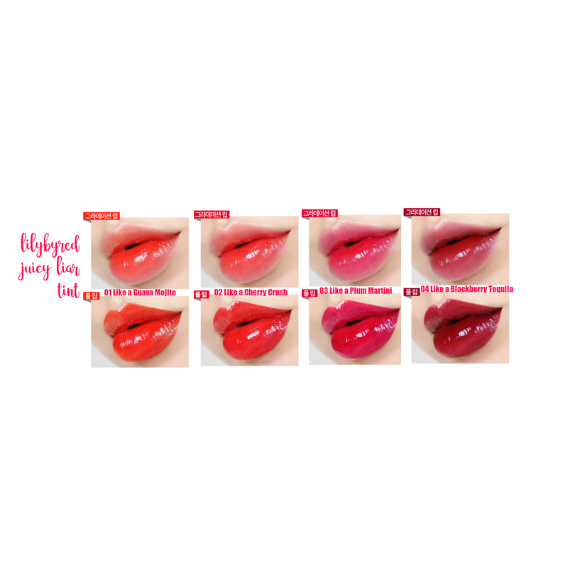  Juicy Liar Water Tint (Lily By Red)- Tintes de labios acabado jugoso 4