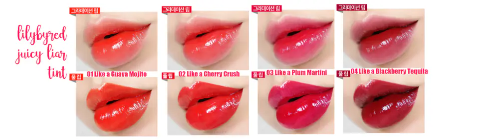  Juicy Liar Water Tint (LilyByRed)- Tintes de labios acabado jugoso 6