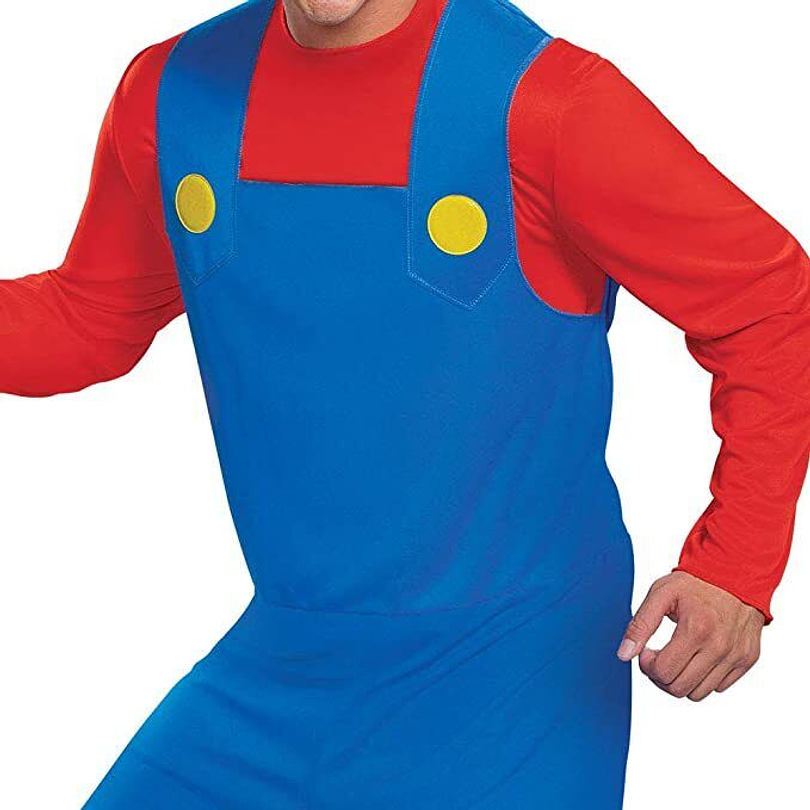 Disfraz Halloween Mario Bross Hombre Mujer Adulto 3