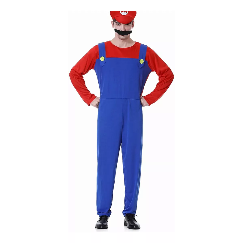 Disfraz Halloween Mario Bross Hombre Mujer Adulto 7