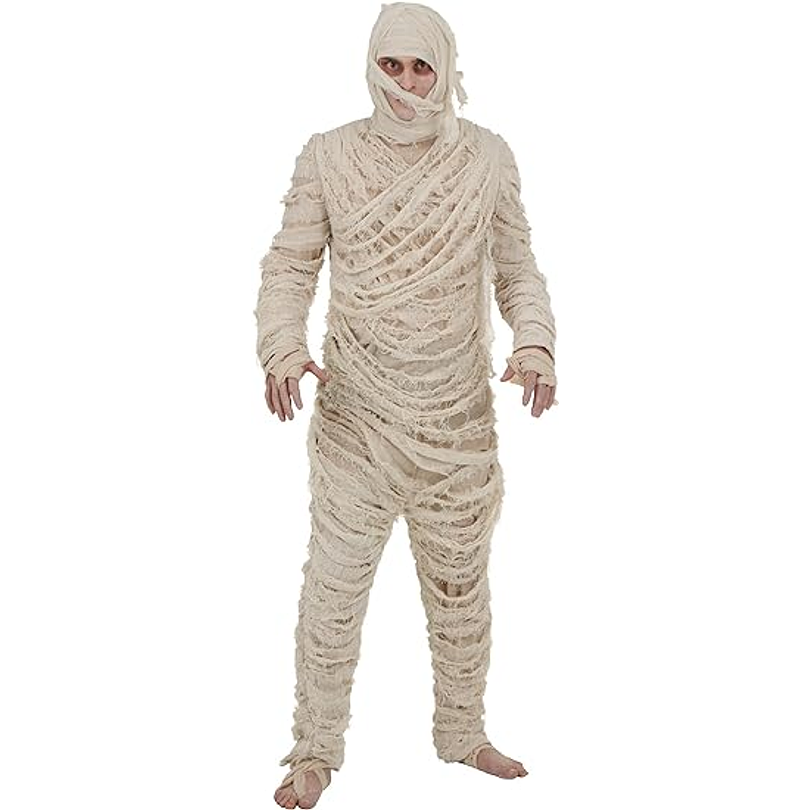 Disfraz Halloween Momia Hombre Mujer Adulto 1
