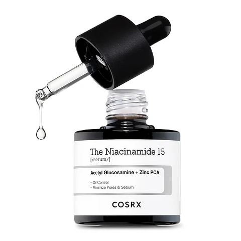 The Niacinamide 15 Serum (COSRX) -20ml Serum aclarante anti imperfecciones 15% niacinamida  y 1% zinc