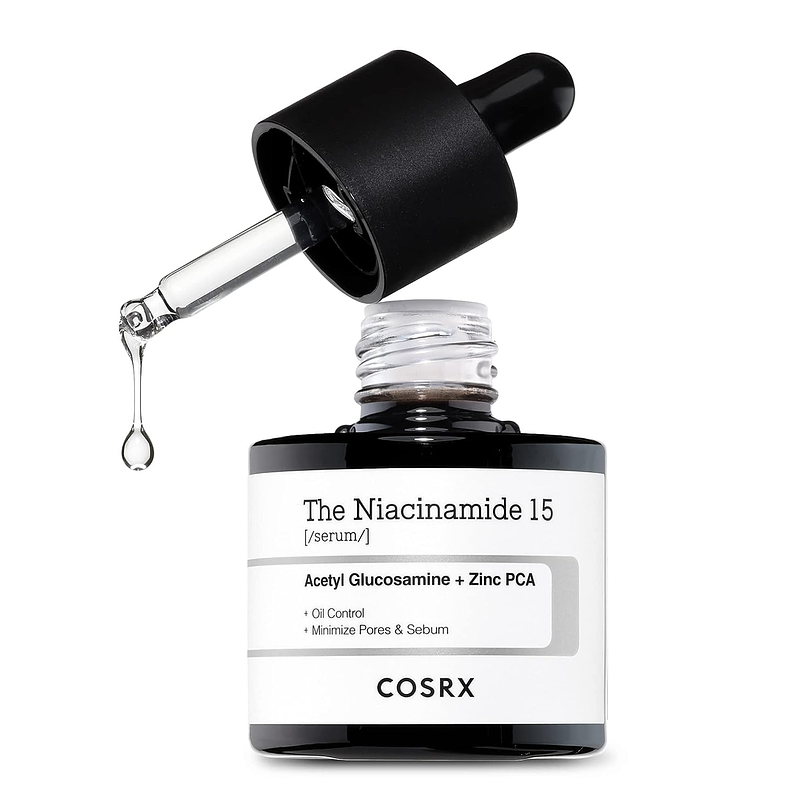 The Niacinamide 15 Serum (COSRX) -20ml Serum aclarante anti imperfecciones 15% niacinamida  y 1% zinc 1