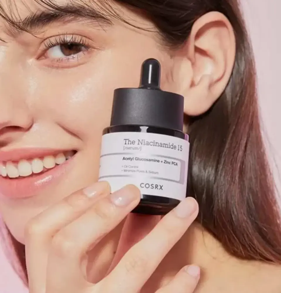 The Niacinamide 15 Serum (COSRX) -20ml Serum aclarante anti imperfecciones 15% niacinamida  y 1% zinc 13