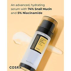 Advanced Snail Radiance Dual Essence (COSRX)  -80ml Esencia aclarante y regeneradora 74% baba de caracol y  5% niacinamida