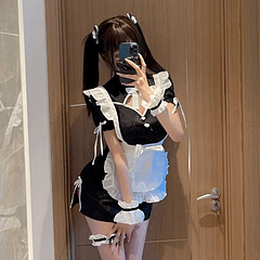 Disfraz Cosplay Halloween Lolita Sirvienta Sexy Maid Adulta talla S