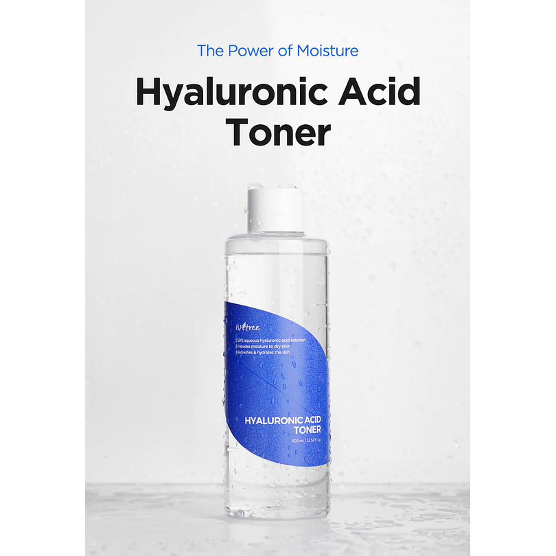 Hyaluronic Acid Toner Water (Isntree) -  200ml Tónico hidratante anti edad ácido hialurónico 2