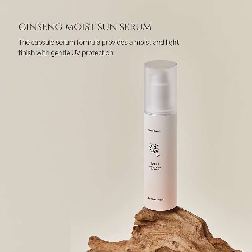 Ginseng Moist Sun Serum (SPF50+ PA++++)  (Beauty of Joseon) 50ml  4