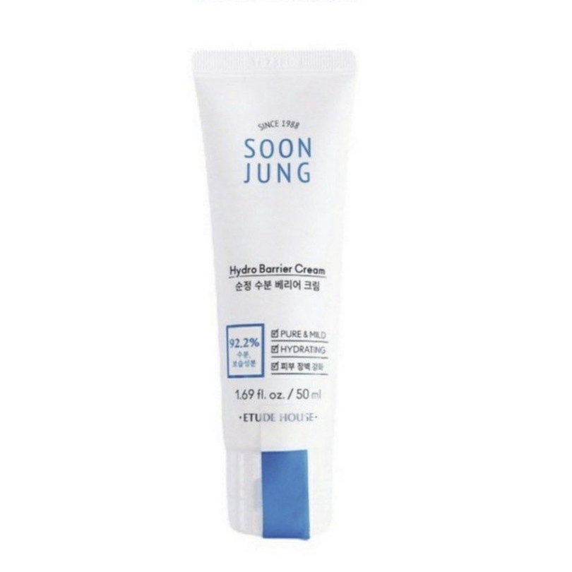 Soon Jung Hydro Barrier Cream (Etude House) -75 ml Crema hidratante pieles sensibles 3