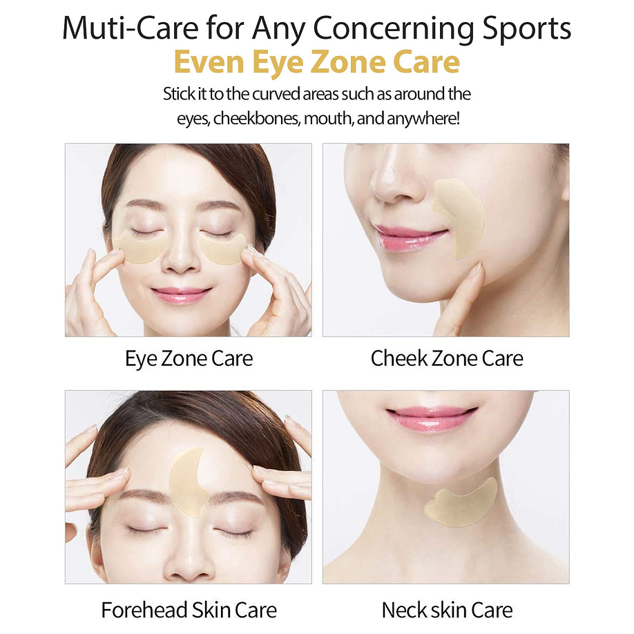 Gold Collagen Firming Eye Patch (SNP) 60 parches de Hidrogel contorno de ojos antiedad desinflamantes 9