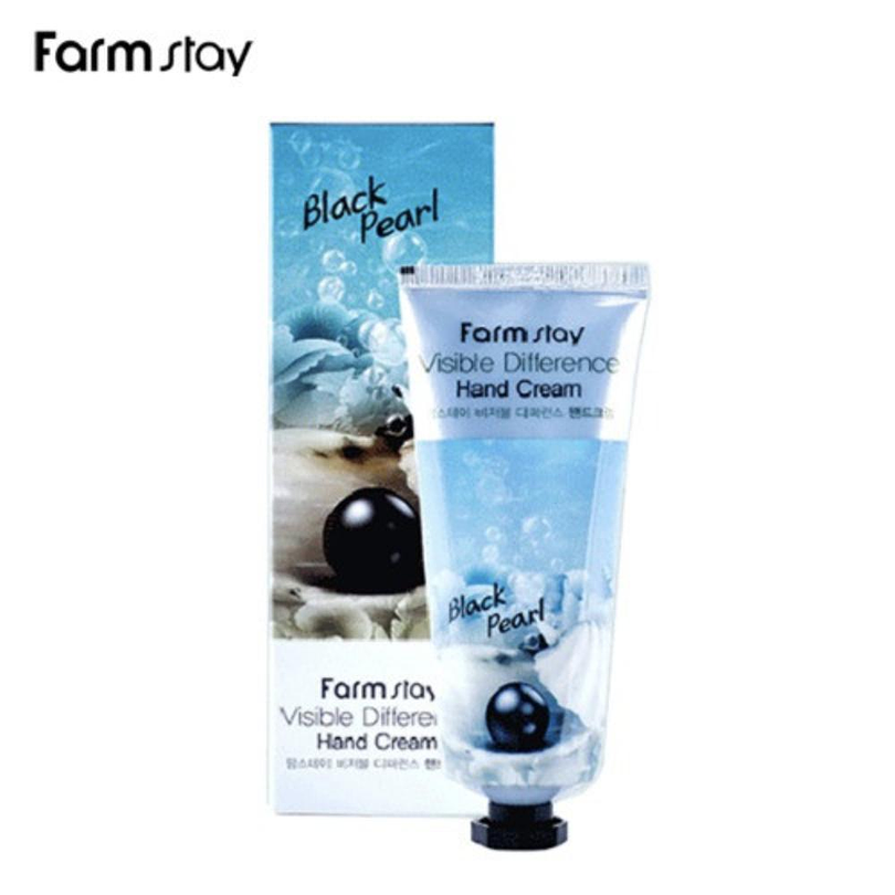 Black Pearl Visible Difference Hand Cream (Farm Stay) - Crema de manos aclarante 100ml 4