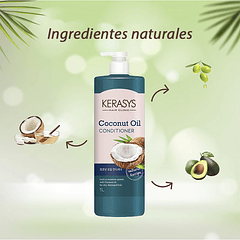 Coconut Oil (Kerasys) - Shampoo o Acondicionador 1 litro c/u con Aceite de Coco Cabello Seco