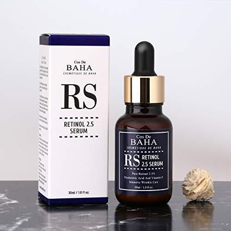 RS Retinol 2.5 serum - 30ml (Cos De BAHA)  Serum anti edad 2,5% retinol 4