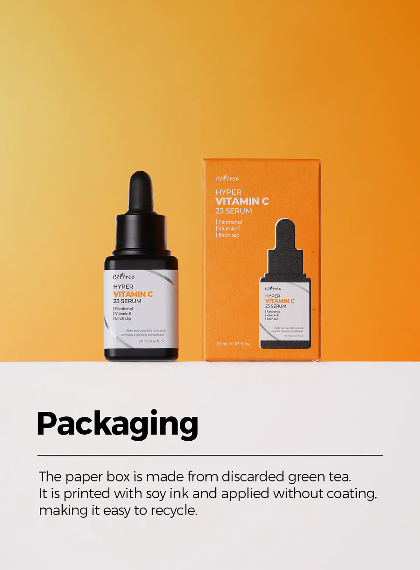 Hyper Vitamin C 23 Serum (Isntree) - 20 ml Serum iluminador antimanchas 23% vitamina C pura 8