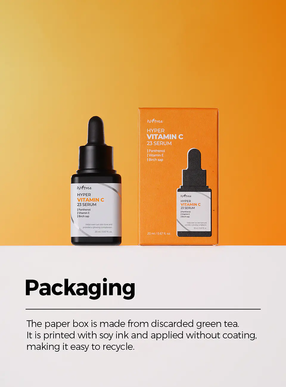 Hyper Vitamin C 23 Serum (Isntree) - 20 ml Serum iluminador antimanchas 23% vitamina C pura 8