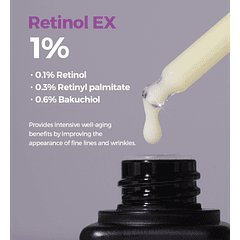 Hyper Retinol EX 1.0 Serum (Isntree) - 20 ml Serum antiedad 0.1% retinol, 0.6% bakuchiol, 0.3% retinilo