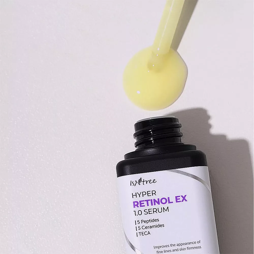 Hyper Retinol EX 1.0 Serum (Isntree) - 20 ml Serum antiedad 0.1% retinol, 0.6% bakuchiol, 0.3% retinilo 5
