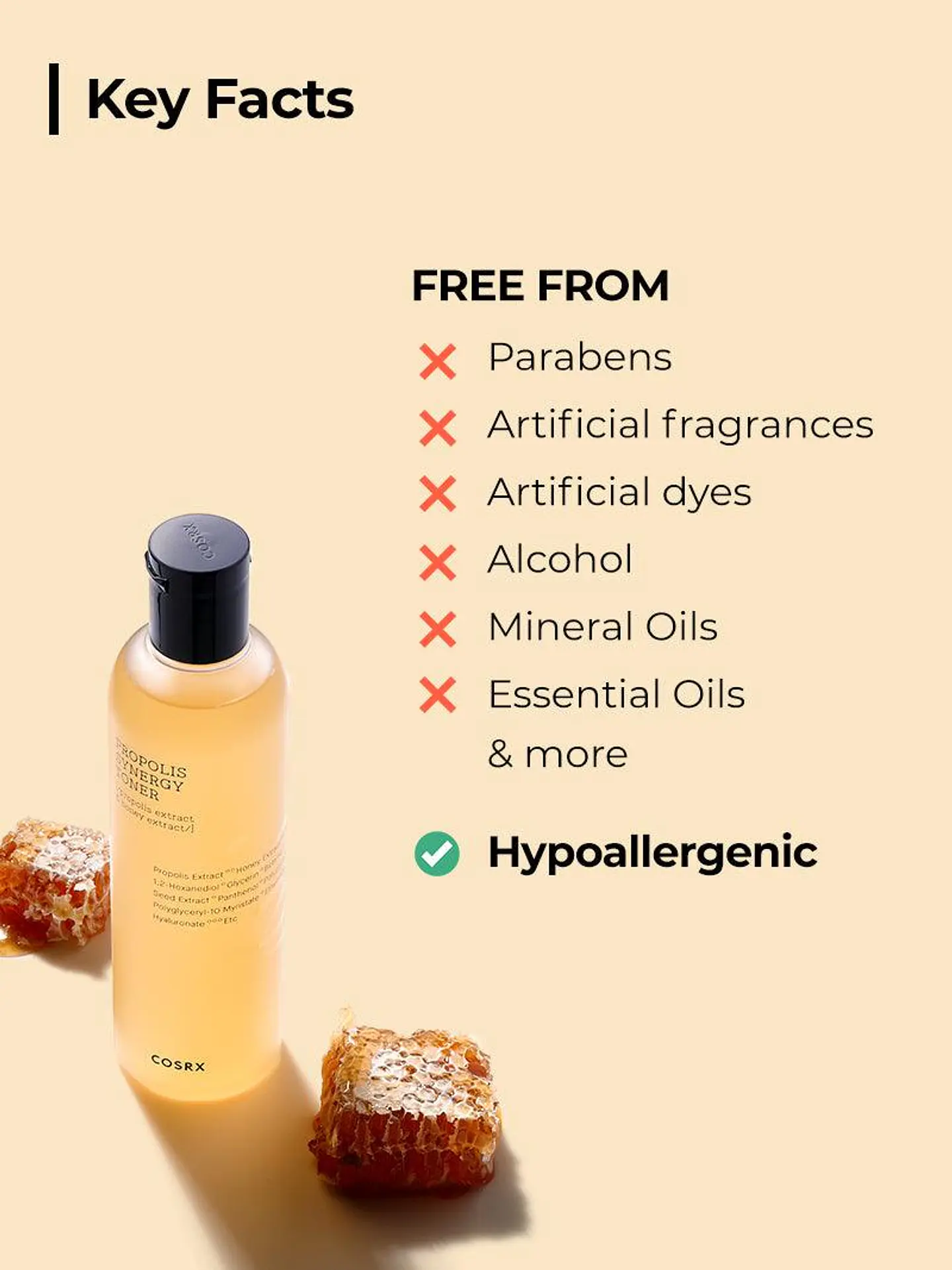 Full Fit Propolis Synergy Toner (COSRX) - 150mTónico restaurador 72,6% propóleo  8