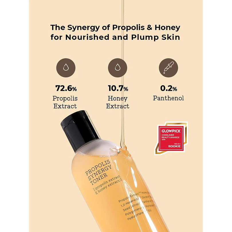 Full Fit Propolis Synergy Toner (COSRX) - 150ml Tónico restaurador 72,6% propóleo  14