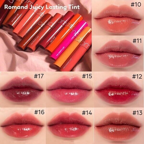 Rom&nd Juicy Lasting Tint (Rom&nd) - Tintes de labios efecto glow