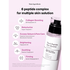 The 6 Peptide Skin Booster Serum (COSRX) -150mlTónico/ serum con complejo de 6 péptidos antiedad