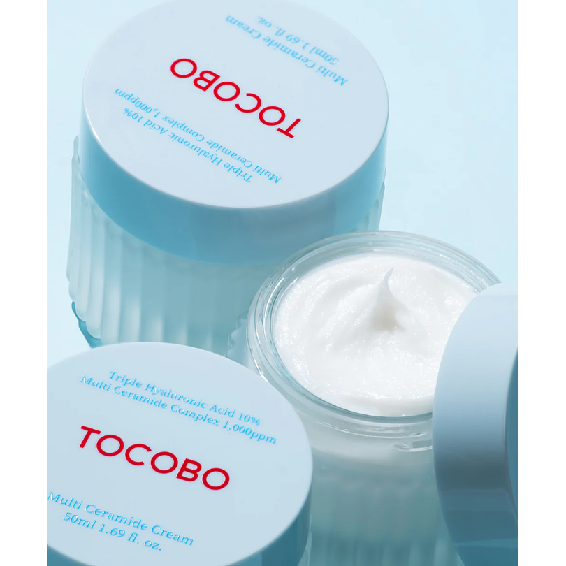 Multi Ceramide Cream 50ml  (Tocobo) - Crema ultra hidratante con ceramidas 8