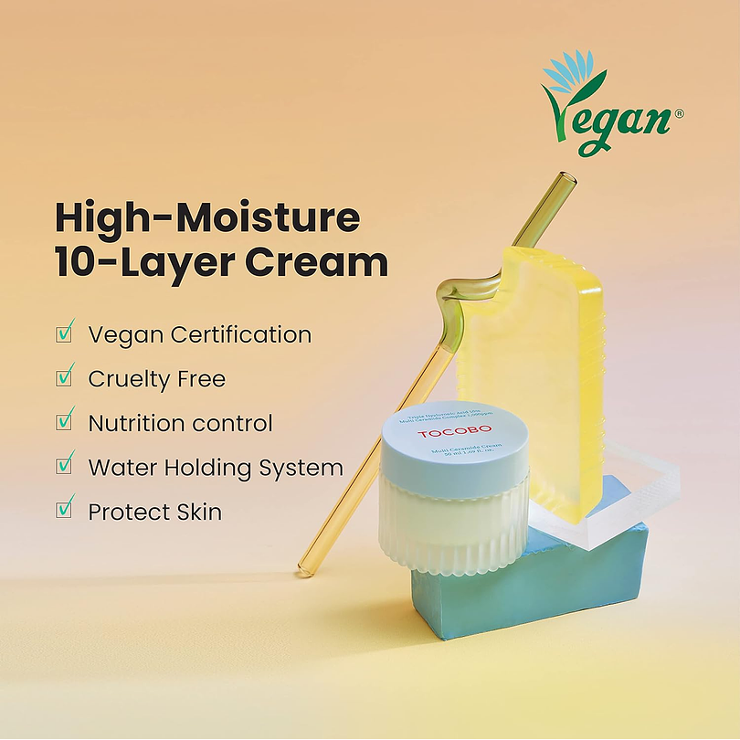 Multi Ceramide Cream 50ml  (Tocobo) - Crema ultra hidratante con ceramidas 13