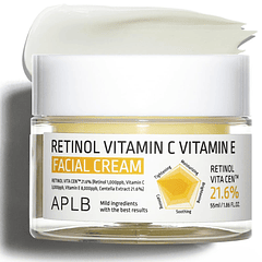 Retinol Vitamin C Vitamin E Facial Cream (APLB)  - 55ml Crema antiedad multifuncional con Retinol y Vitamina C