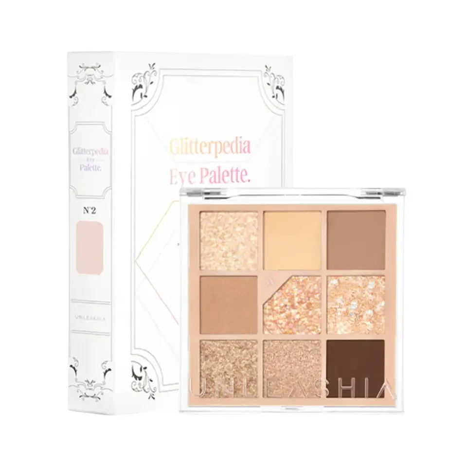 Glitterpedia Eye Palette N2 All of Brown (Unleashia) Paleta sombras tonos cafés 4