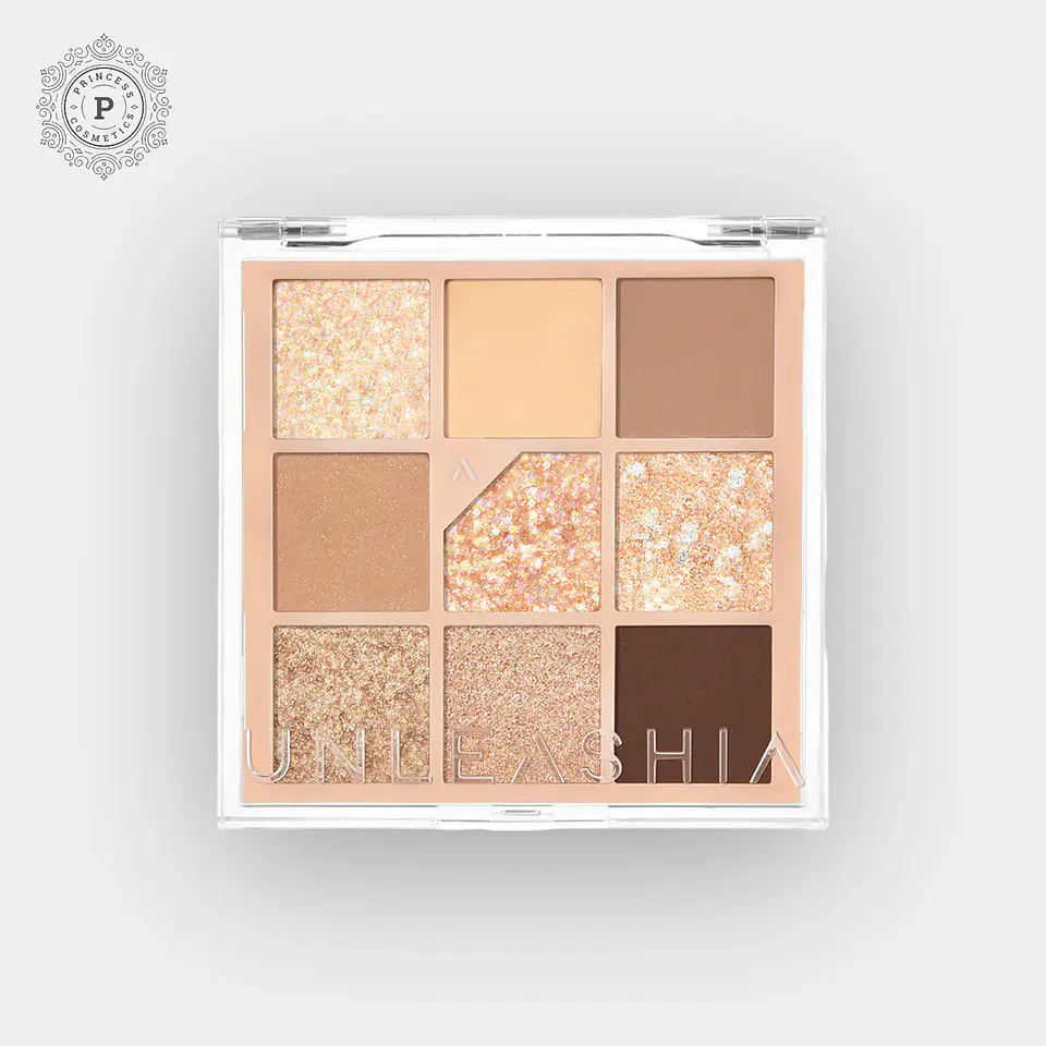 Glitterpedia Eye Palette N2 All of Brown (Unleashia) Paleta sombras tonos cafés 7