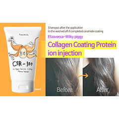CER-100 Collagen Ceramide Coating Hair Protein Treatment (Elizavecca)- 100ml Tratamiento para cabello c