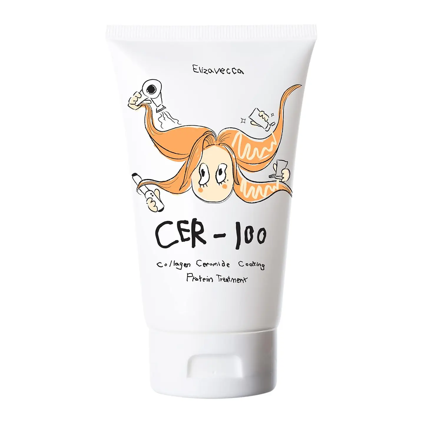 CER-100 Collagen Ceramide Coating Hair Protein Treatment (Elizavecca)- 100ml Tratamiento para cabello reparador 7