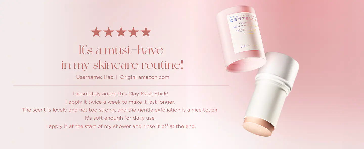  Madagascar Centella Poremizing Quick Clay Stick Mask (SKIN1004) - Limpiador en barra con centella asiática 27gr  15