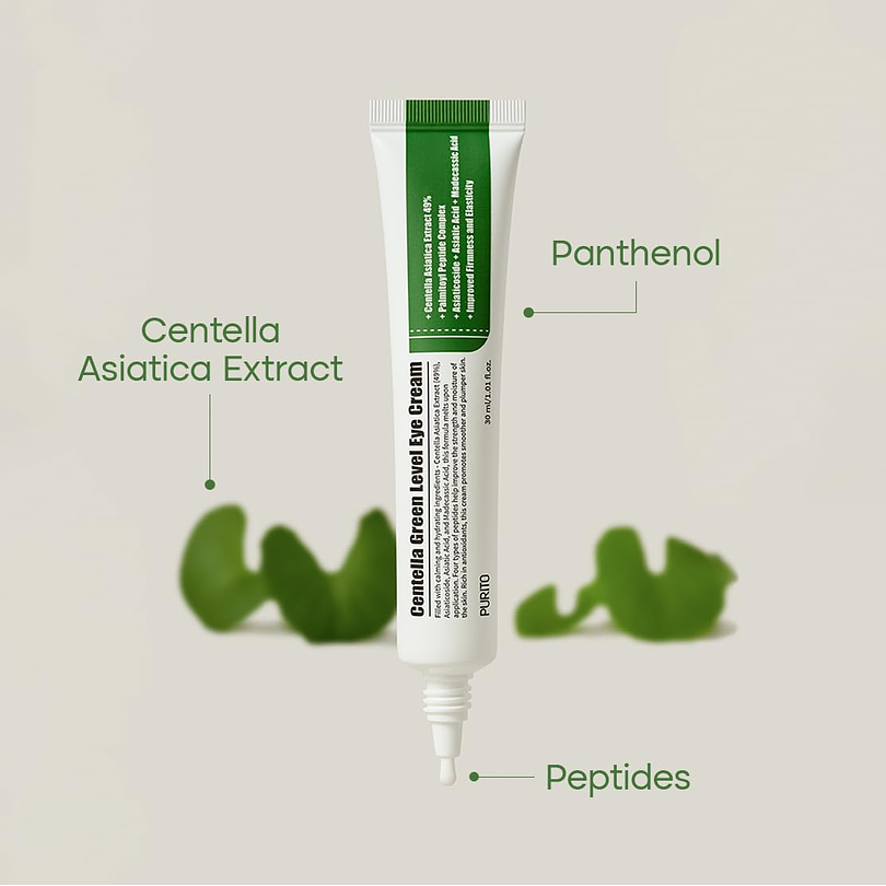 Centella Green Level Eye Cream (Purito) -30ml  Crema contorno de ojos desinflamante 3