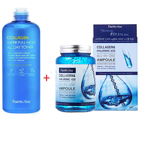 Pack Antiedad Colágeno Tónico 200ml + Serum 250ml (Farm Stay)