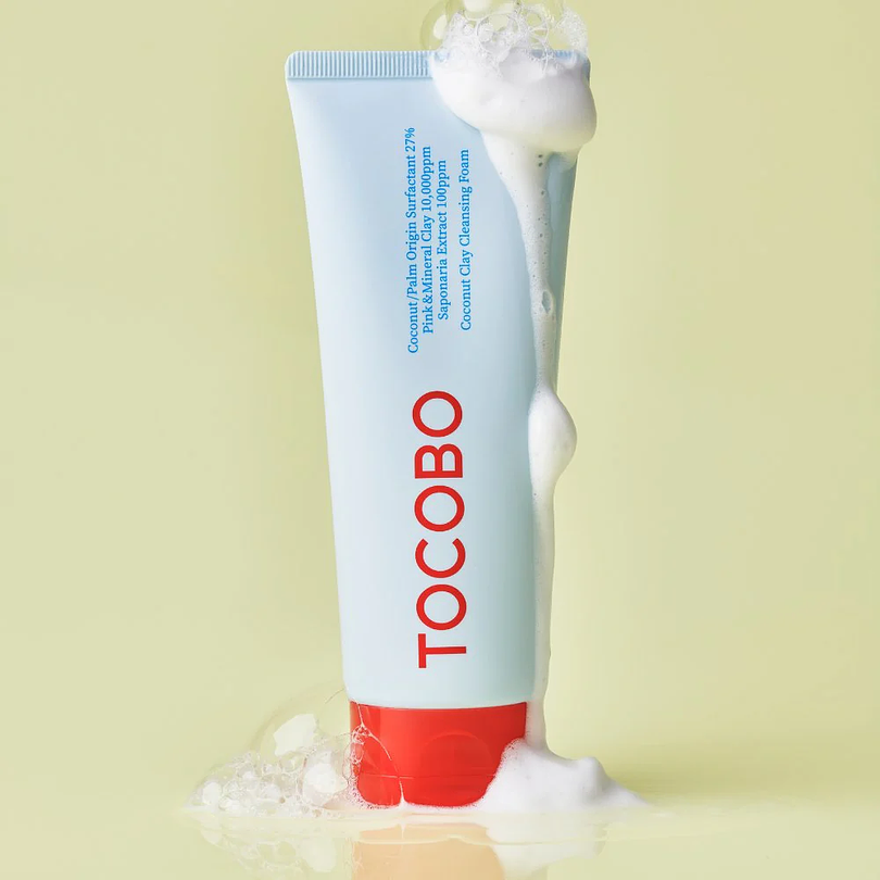 Coconut Clay Cleansing Foam (Tocobo) -150ml Limpiador en espuma pieles mixtas y grasas 5