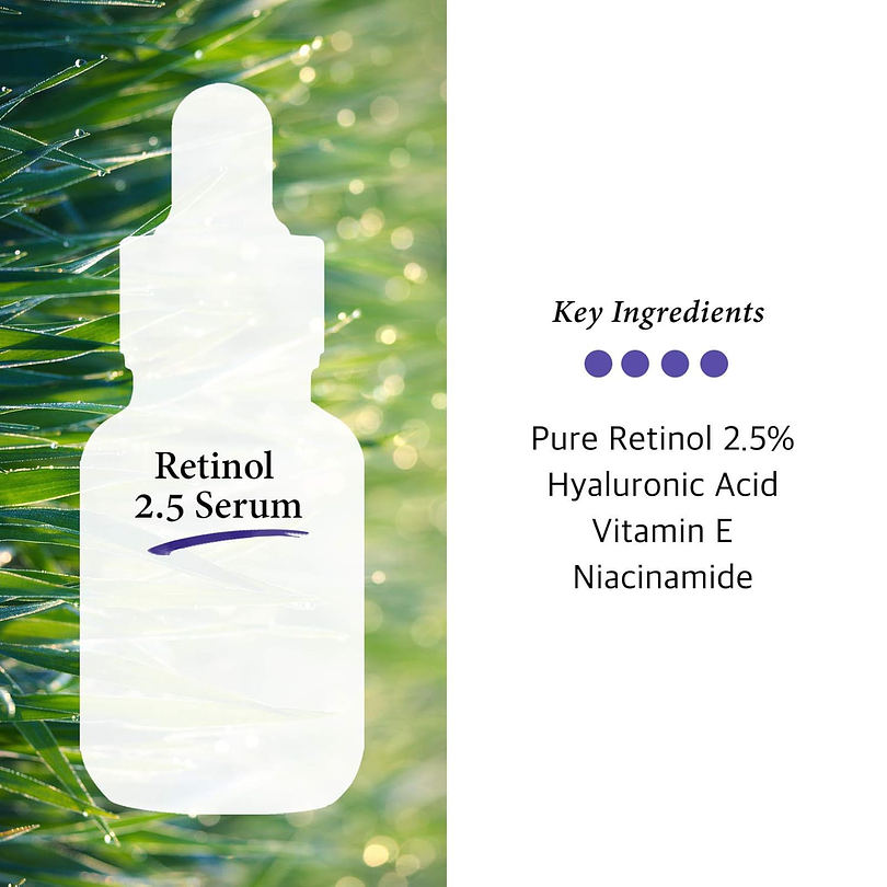 RS Retinol 2.5 serum - 30ml (Cos De BAHA)  Serum anti edad 2,5% retinol 7
