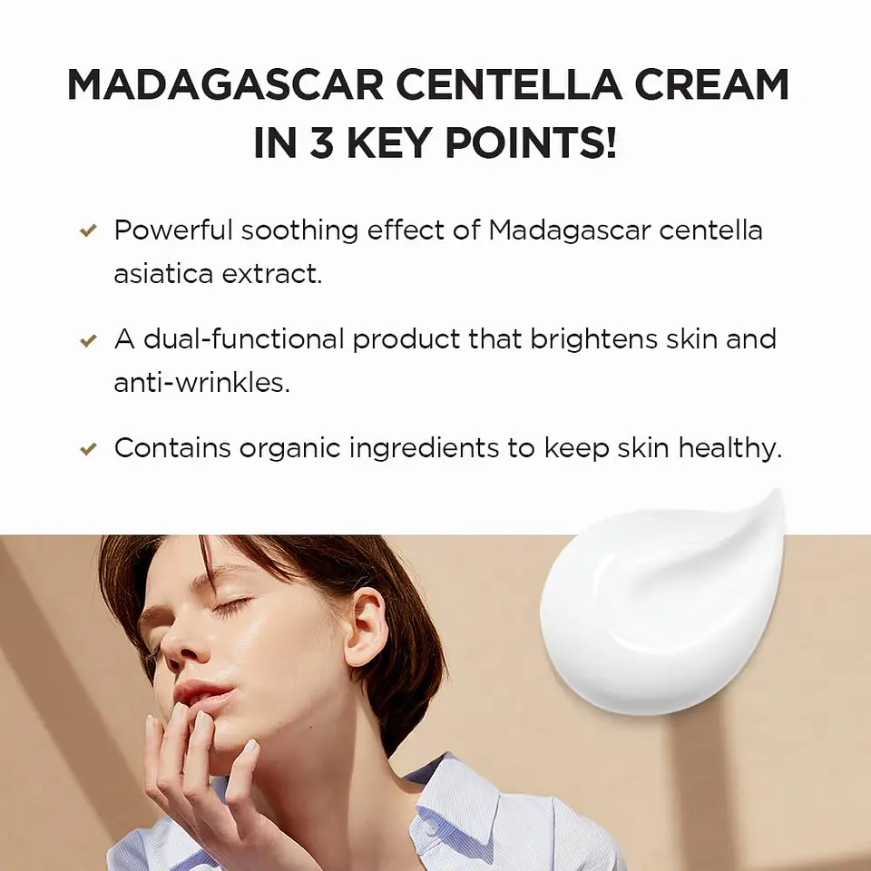 Madagascar Centella Cream (SKIN1004) - 75ml Crema con centella asiática pieles sensibles 4