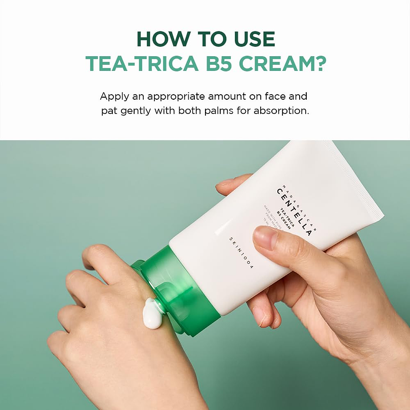 Madagascar Centella Tea-Trica B5 Cream (SKIN1004) -75ml Crema hidratante pieles problemáticcas y grasas 2