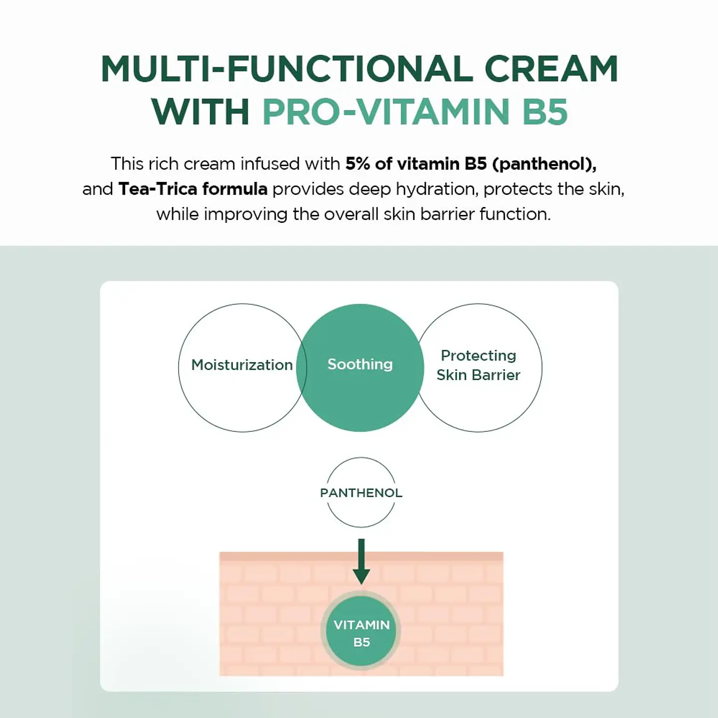 Madagascar Centella Tea-Trica B5 Cream (SKIN1004) -75ml Crema hidratante pieles problemáticcas y grasas 6