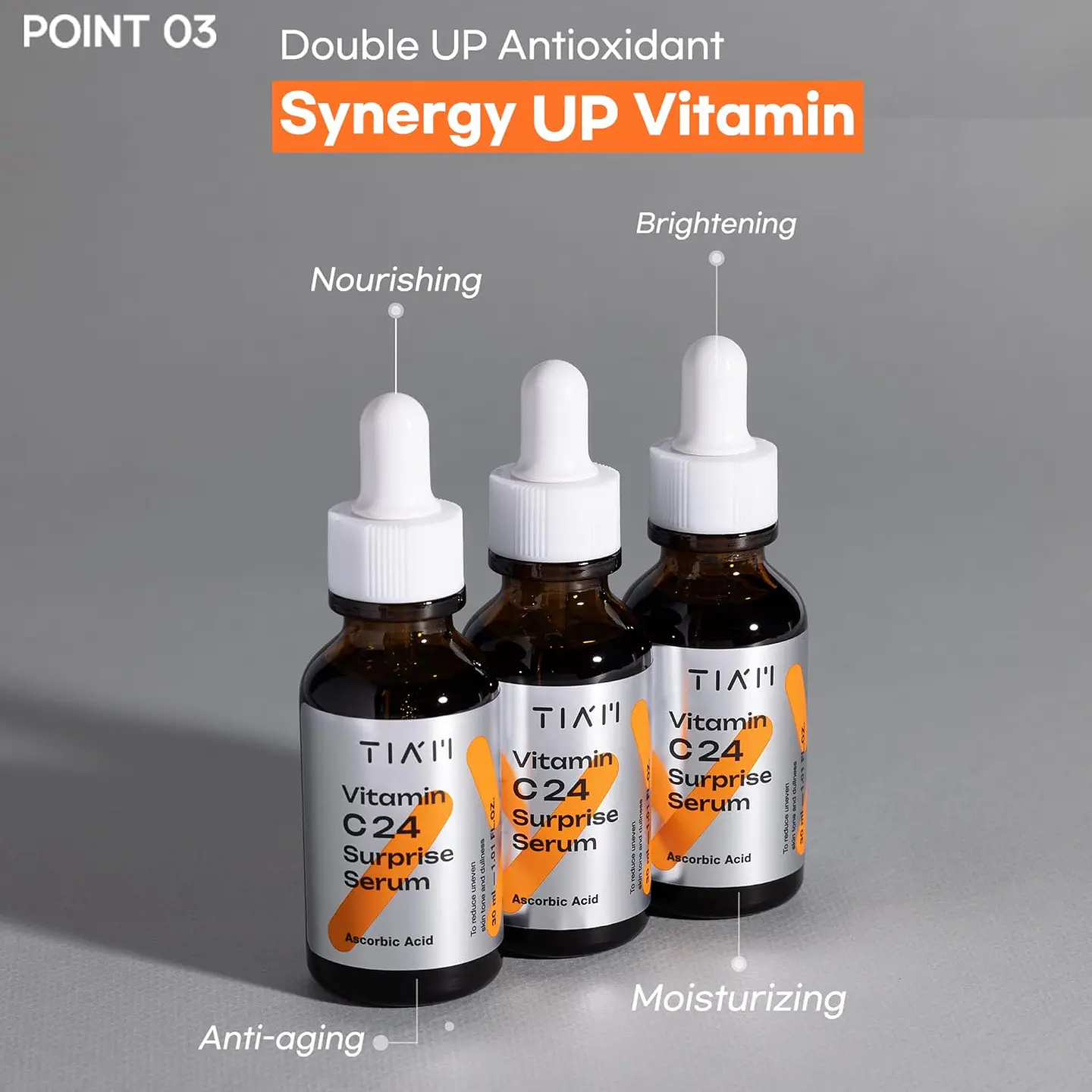 Vitamin C 24 Surprise Serum (TIAM) -30ml Serum aclarante antimanchas con 24% vitamina C 2