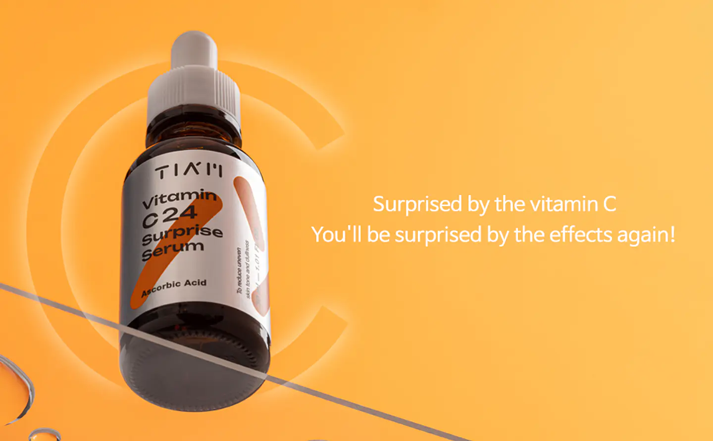 Vitamin C 24 Surprise Serum (TIAM) -30ml Serum aclarante antimanchas con 24% vitamina C 9