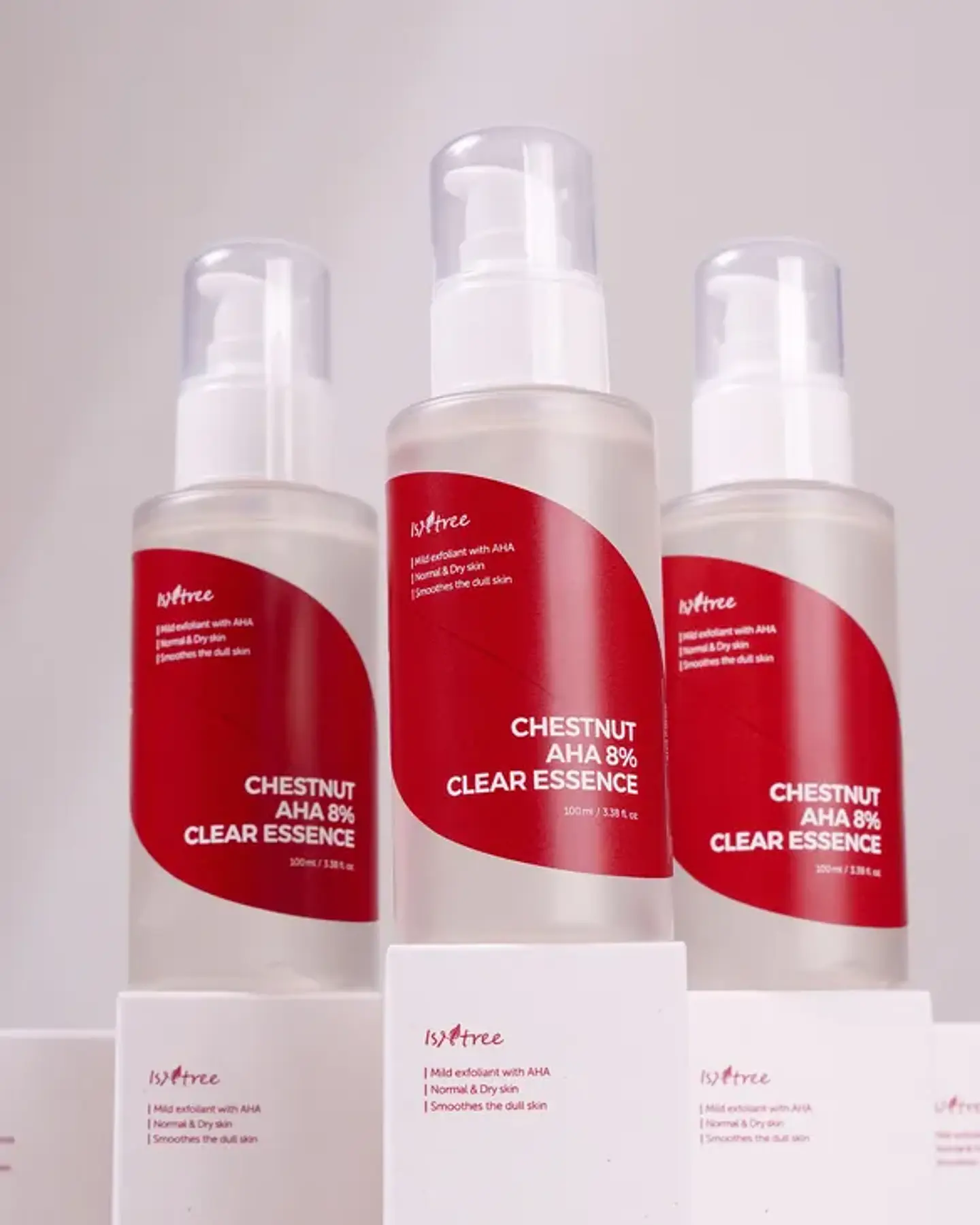 Chestnut AHA 8% Clear Essence (Isntree) - 100ml Esencia exfoliante 8