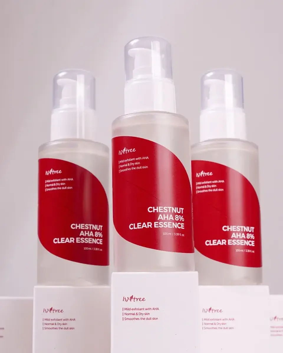 Chestnut AHA 8% Clear Essence (Isntree) - 100ml Esencia exfoliante 8
