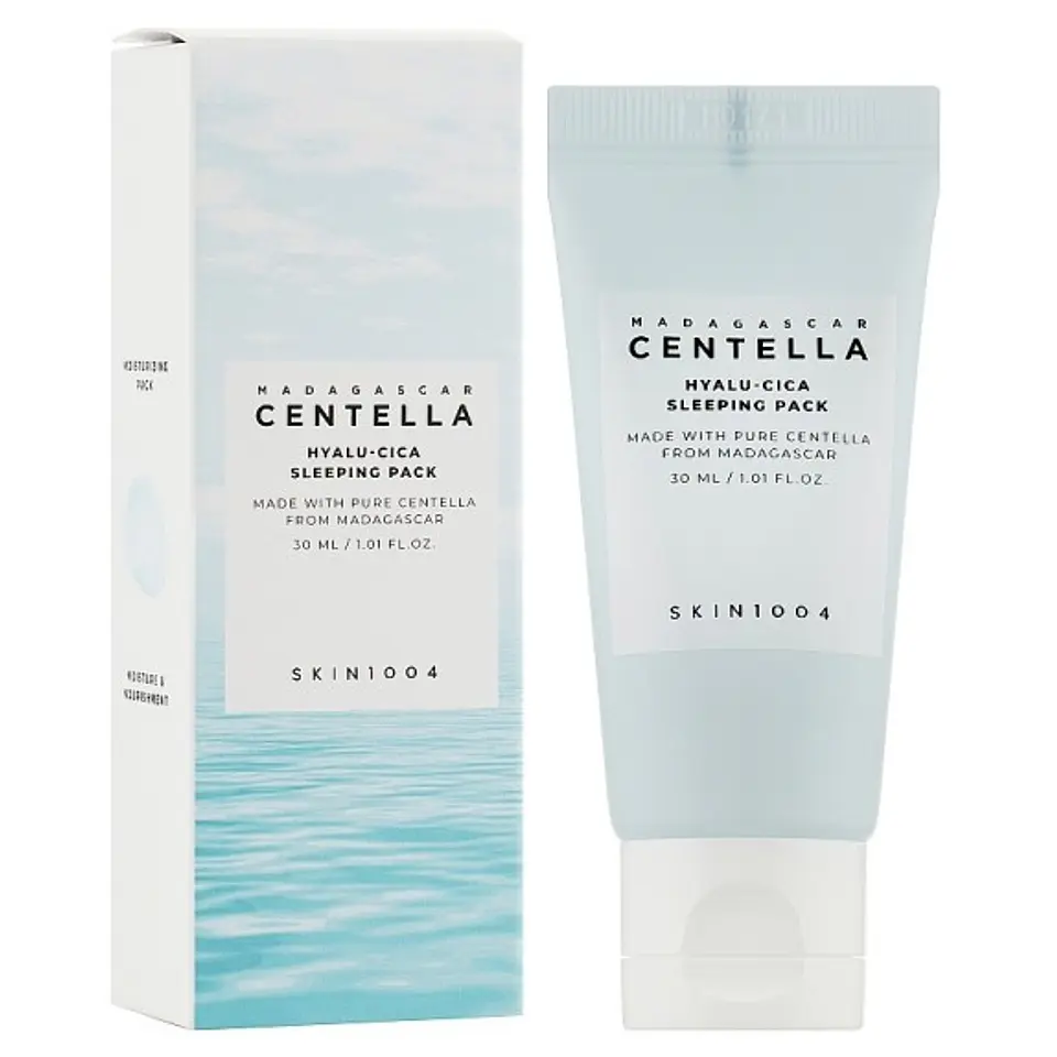 Madagascar Centella Hyalu-cica Sleeping Pack (SKIN1004) -100ml Crema nocturna con centella asiática y ácido hialurónico 1