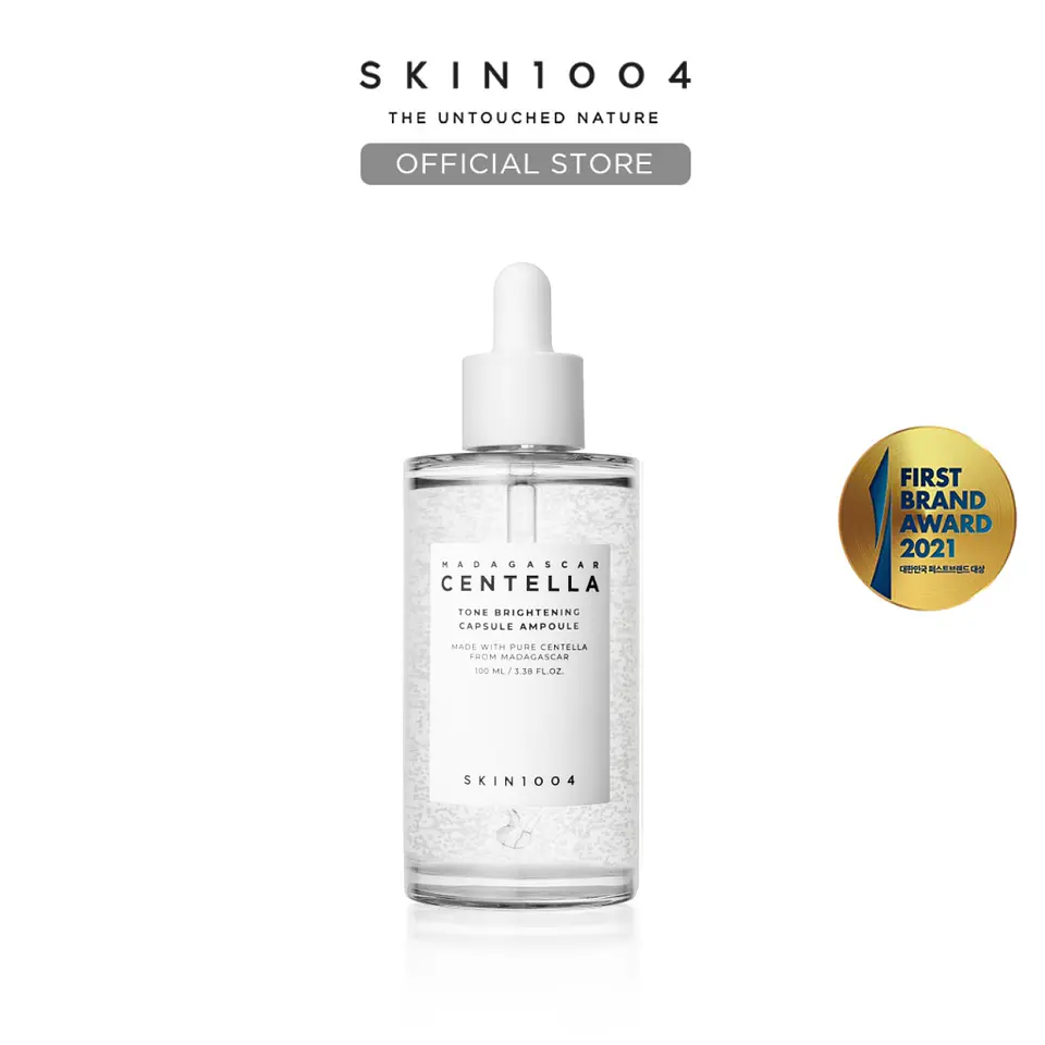 Madagascar Centella Tone Brightening Capsule Ampoule (SKIN1004) - 30ml Serum calmante y aclarante con 77% centella y 4% niacinamida 6