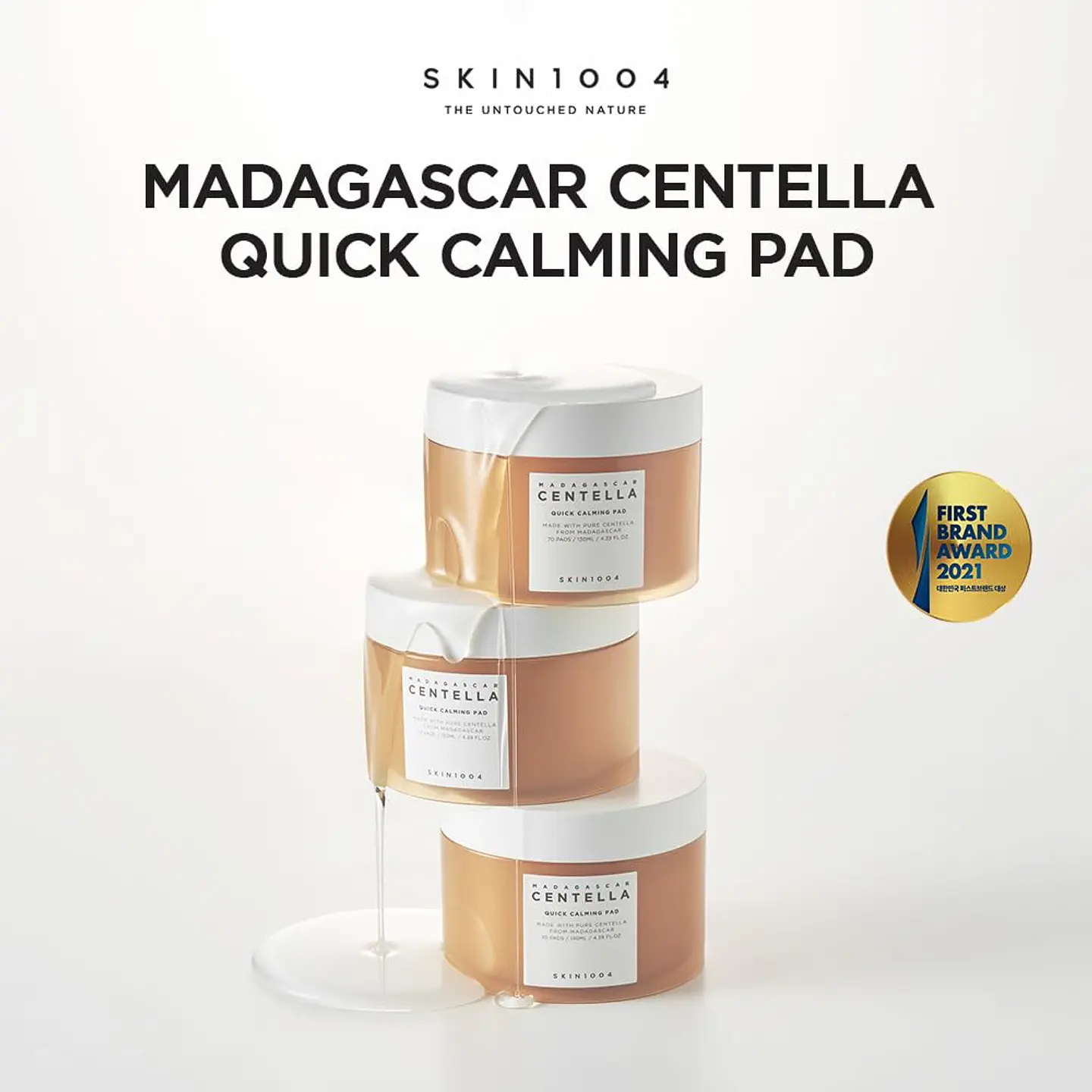 Madagascar Centella Quick Calming Pad (SKIN1004) - 70 Almohadillas calmantes con centella asiática 10