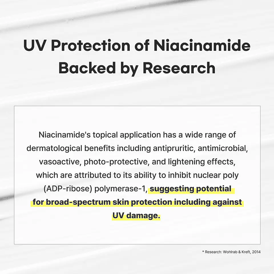 B3 Niacin Sunscreen SPF50+ PA++++ (TIAM) -50ml Protector solar aclarante y antimanchas con niacinamida 6