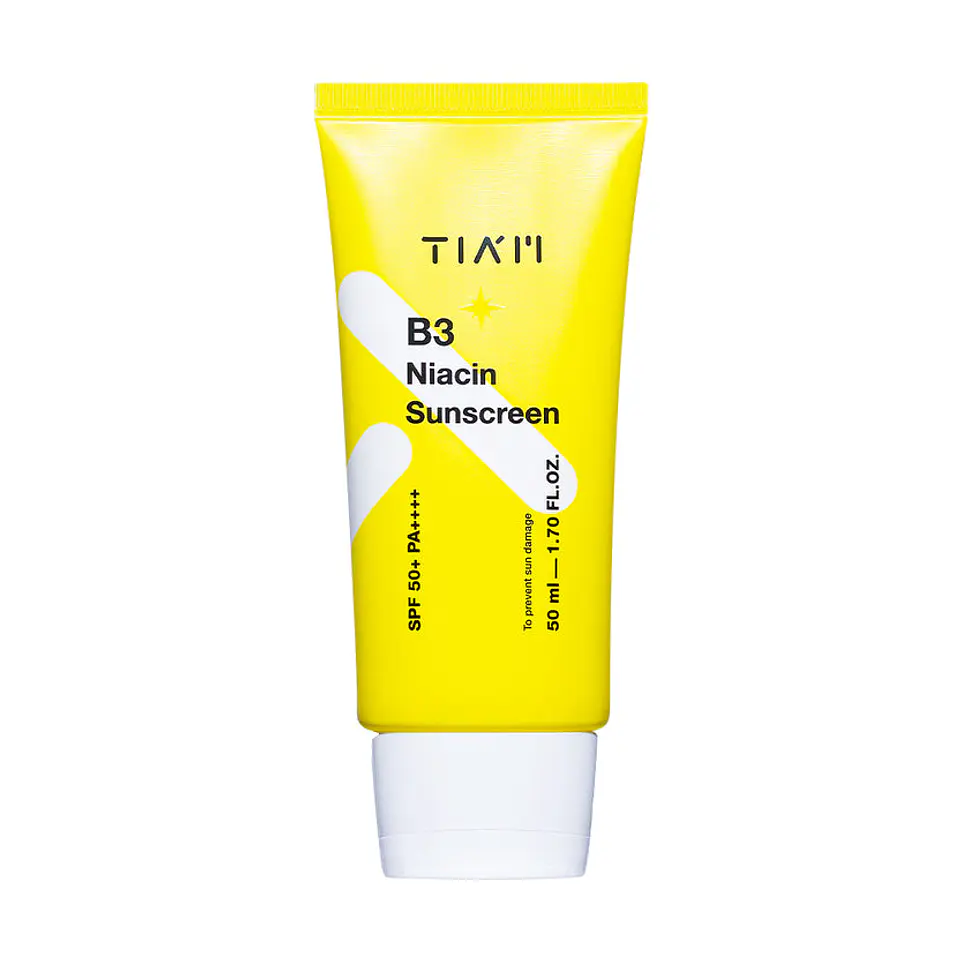 B3 Niacin Sunscreen SPF50+ PA++++ (TIAM) -50ml Protector solar aclarante y antimanchas con niacinamida 1