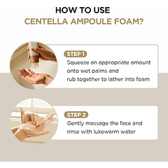 Madagascar Centella Ampoule Foam (SKIN1004) - 125ml Limpiador en espuma calmante pieles sensibles